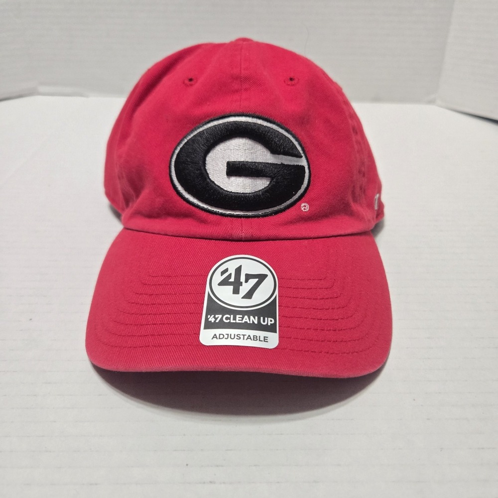 '47 Brand‎ Georgia Bulldogs Hat Mens Med Fitted Baseball Cap Red NCAA Sport New
